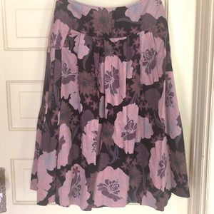 Willi Smith Full Floral Skirt